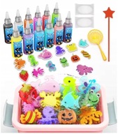 Aqua Gel Zestaw do Tworzenia Figurek 3D 36 elementów