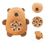 Pluszowy miś kapibara z 6 mini maskotkami w brzuszku maskotka 2w1 45 cm