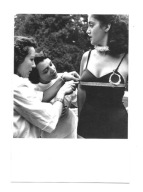 Pocztówka - San Remo, Konkurs piękności, modelka i pomiar biustu ...