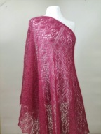 Chusta kid moher jedwab rękodzieło