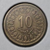 TUNEZJA [1544]*10 milimów 1960 (Dinar tunezyjski) Republika Tunezyjska