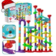 TOR KULKOWY SPIRALA IDEALNA ZABAWA DLA DZIECI DUŻY ZESTAW 143 EL.