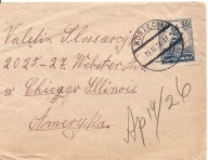 KOSZĘCIN -koperta -obieg 1926 rok