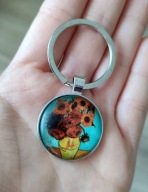 Słoneczniki Obraz Vincent Van Gogh Breloczek do kluczy Brelok