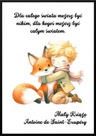 A2 PLAKAT "CYTATY Z KSIĄŻEK" ANTOINE DE SAINT-EXUPERY MAŁY KSIĄŻĘ, DLA ...