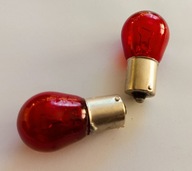 ŻARÓWKA BOSMA 12V P21W 21W BA15S RED CZERWONA 2 sztuki