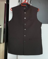 N Kamizelka imprezowa Stylish prosta czerń styl orientalny rozmiar M