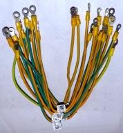 przewód ochronny 0,37 m 450/750V 4mm2 4 mm2 zakuty 6/4 mm żo żółto-zielony