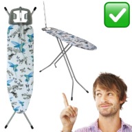 DESKA DO PRASOWANIA LEKKA SKŁADANA STABILNA 108x32cm WYTRZYMAŁA | RORETS