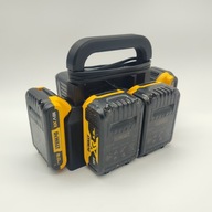 TOOLFINE Koszyk do przenoszenia zestawu 4szt baterii z ładowarką DEWALT
