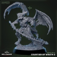 Courtier of Wrath 2 - Hellswake - figurka RPG DnD D&D - druk 3D 14K