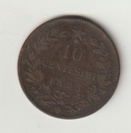 Wlochy 10 centesimi 1893