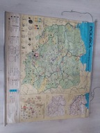 Mapa świata płócienna