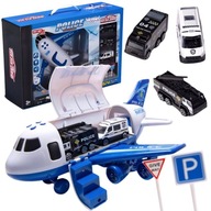 SAMOLOT TRANSPORTER ZESTAW POLICYJNY POLICJA WOOPIE