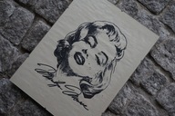 MARLIN MONROE GRAFIKA OBRAZ DENMARK 40x30 antyrama UNIKAT ARTYSTYCZNY