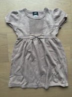 Sukienka brokatowa dżersej rozm.98/104