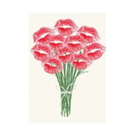 Plakat „Lips Bouquet” – Artystyczny Plakat Dekoracyjny