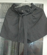 eleganckie krótkie spodenki szare r 36/38