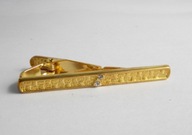 POZŁACANA SPINKA DO KRAWATA APASZKI SZALA