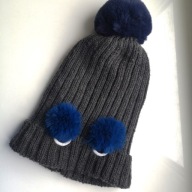 Czapka zimowa dwuwarstwowa dla chłopca 3-5 lat świetna (663)