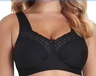 Biustonosz Miss Mary Broderie Anglais Soft Bra 95C,bawełna bez fiszbin