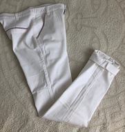 Erke nowe spodnie bawełna krem 28, m l