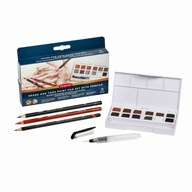 Shade and Tone Mixed Media Set. Farby akwarelowe Derwent 12 szt.