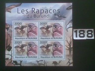 Ptaki , Burundi MNH