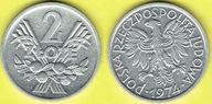 POLSKA 2 zł Jagody 1974 r.