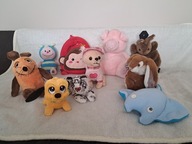 Zestaw maskotek 10szt Miś Pluszak Świnka Króliczek Tygrys Piesek Z371