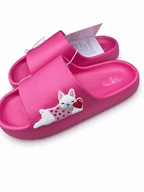 KLAPKI DAMSKIE BULDOG FRANCUSKI WALENTYNKOWE RÓŻOWE ROZMIAR 39