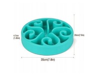 Pojedyncza miska spowalniająca jedzenie z tworzywa sztucznego EDIPETS 20 cm