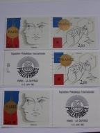 Francja - WF PHILEXFRANCE 82 - Mi. 2262-63 ** para + 2x przywieszka