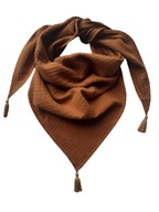 Chusta muślinowa dziecięca bawełna chwosty S