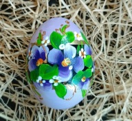 Pisanki ręcznie malowane wydmuszki kurze wielkanocne decoracja wielkanocna