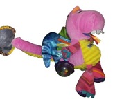 LAMAZE maskotka grzechotka sensoryczna zawieszka do wozka łóżeczka SMOK