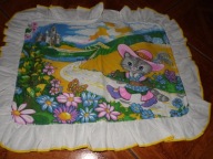 Poszewka na poduszke z kotem - 40 cm x 30 cm