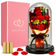 ELEGANCKI BUKIET CZERWONYCH RÓŻ PREZENT NA DZIEŃ KOBIET DLA ŻONY MAMY CÓRKI