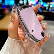 Różowo-srebrne etui na kluczyk KIA Cerato Ceed Forte Sportage - 3 przyciski