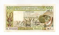 Afryka 500 Francs 1981r.CFA K-Senegal