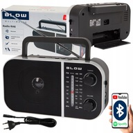 RADIO KUCHENNE PRZENOŚNE BUDOWLANE 230V BLUETOOTH USB SD NA BATERIE ANTENA