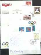 *FDC ROCZNIK 1994 / PIERWSZY DZIEŃ OBIEGU kas. Fi 3357 B1 - 32 szt