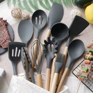 12 szt. Silikonowe naczynia kuchenne nieprzywierające zestaw