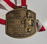 MEDAL 25 PÓŁMARATON PHILIPS PIŁA 2015 W.PANFIL MISTRZYNI ŚWIATA W MARATONIE