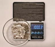 Srebro rafinowane granulat 100g próba 999