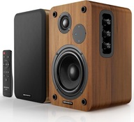 Głośniki Aktywne 36W RMS BT5.4 USB Do PC Studia Bass Tweeter Pilot Wood