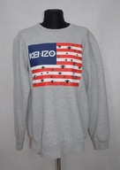 KENZ CIEPŁA LOGOWANA BLUZA UNIKAT LOGO OVERSIZE
