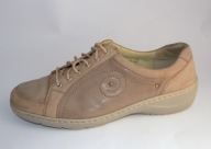 WALDLAUFER SPORTOWE BEŻOWE BUTY SKÓRA R-41,5