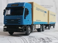 ~*~ ORYGINALNY AWM..IVECO EUROSTAR..Z PRZYCZEPĄ..CHŁODNIA..NAGEL ~*~