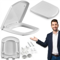 DESKA SEDESOWA WC WOLNOOPADAJĄCA DUROPLAST ANTYBAKTERYJNA CERSANIT CARINA